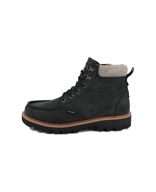 04985-001-M | TROOPERLITE GRIT ZIP | BLACK - PALLADIUM EU - 8