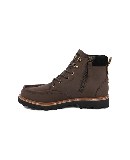 04985-249-M | TROOPERLITE GRIT ZIP | DARK COCOA - PALLADIUM EU - 5