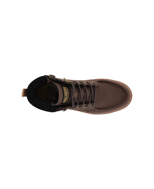 04985-249-M | TROOPERLITE GRIT ZIP | DARK COCOA - PALLADIUM EU - 7