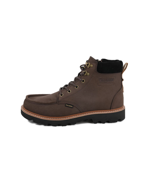 04985-249-M | TROOPERLITE GRIT ZIP | DARK COCOA - PALLADIUM EU - 8