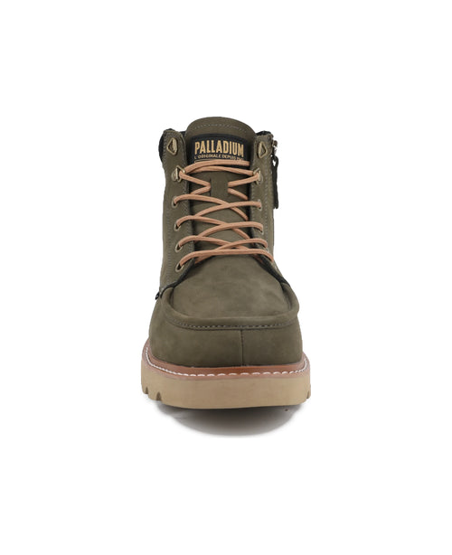 04985-325-M | TROOPERLITE GRIT ZIP | OLIVE NIGHT - PALLADIUM EU - 4