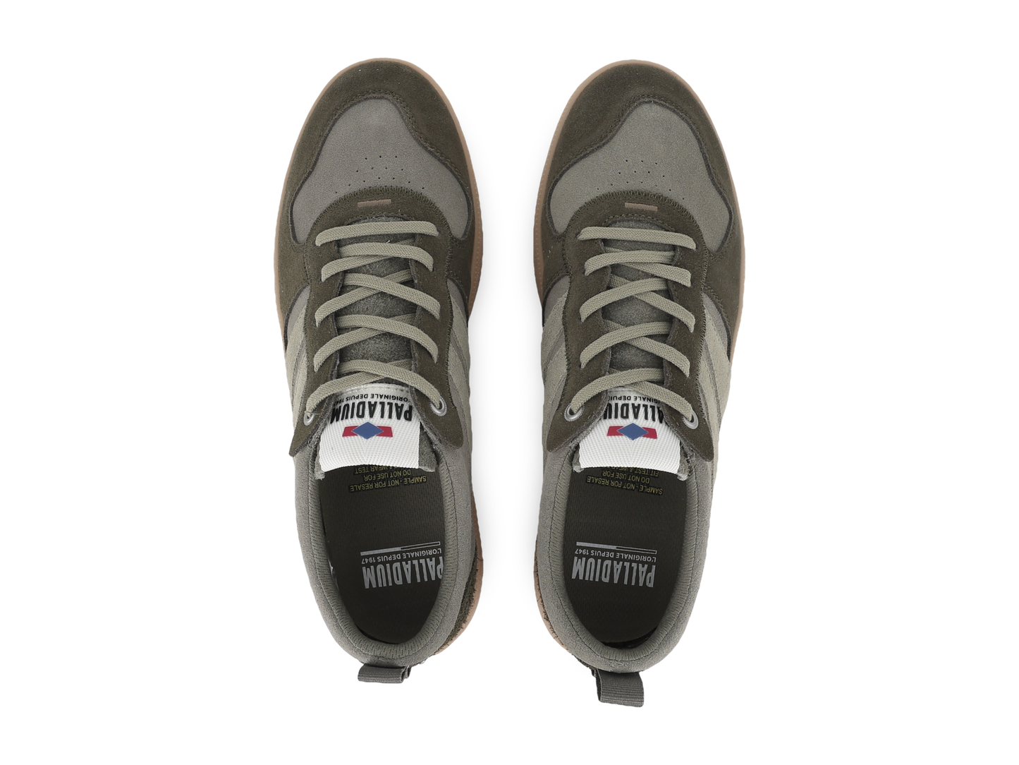 09505-343-M | PALLACUP FLAME SUEDE | OLIVE NIGHT/VETIVER