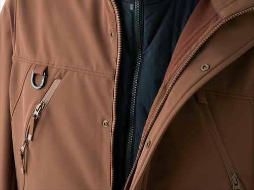 1013101-200 | 2 IN 1 SOFT SHELL JACKET | ICE BROWN - PALLADIUM EU - 6