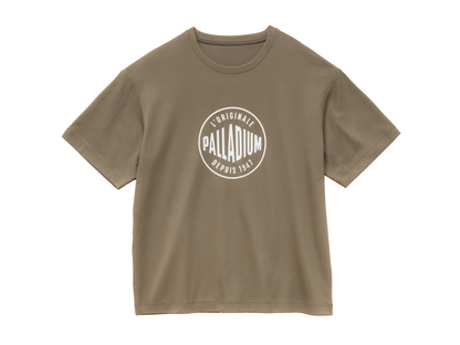 1710934-377 | UNISEX PALLADIUM FRANCE LOGO COTTON T-SHIRT | DUSKY GREEN