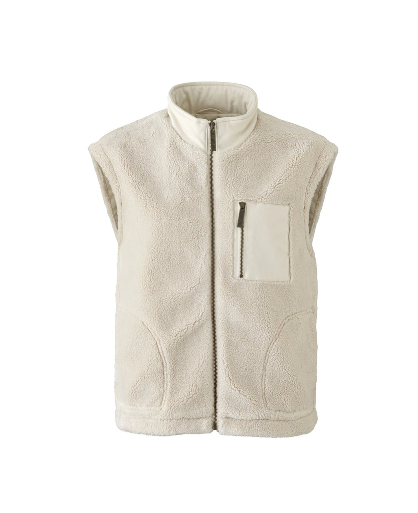 1913131-155 | SHERPA VEST | WHITE CAP GRAY