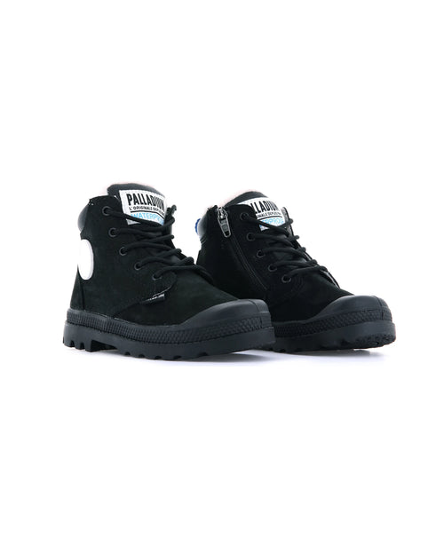 57217-010-M | PAMPA HI CUFF WPS OZ | BLACK/BLACK - PALLADIUM EU - 4