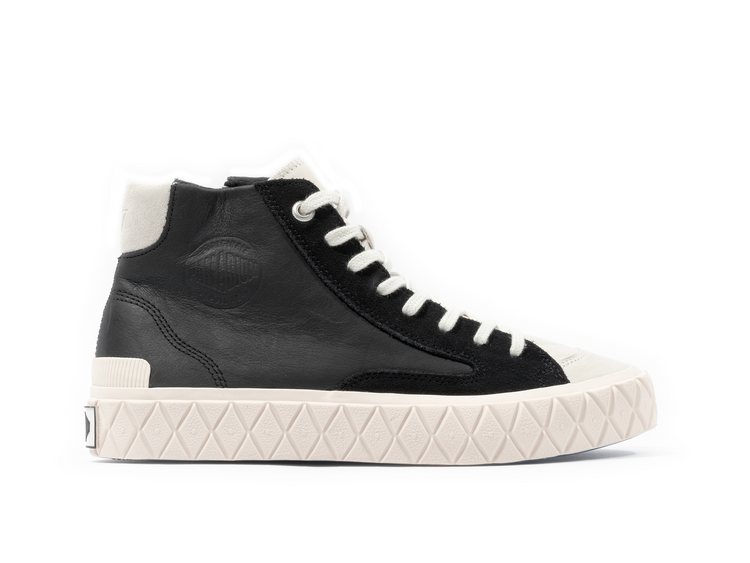 74320-016-M | PALLA ACE CHUKKA SUEDE | BLACK/MARSHMALLO