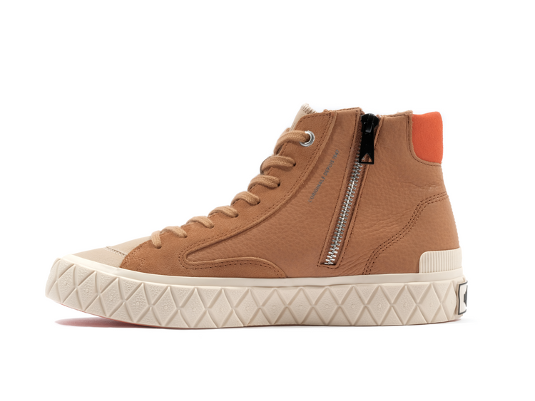 74320-239-M | PALLA ACE CHUKKA SUEDE | DEAR BROWN/FIRECRACKER