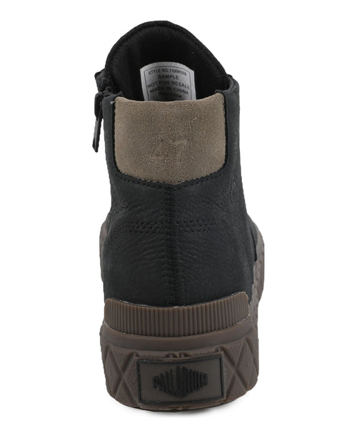 74996-008-M | PALLA ACE CHUKKA LTH | BLACK - PALLADIUM EU - 4