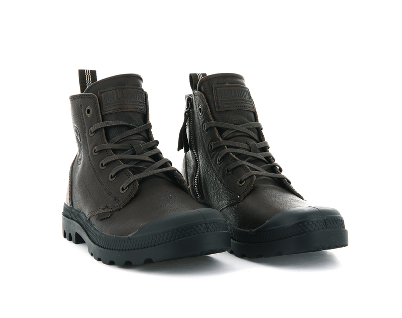 Palladium MONO CHROME - Schnürstiefelette - Vintage Khaki/khaki