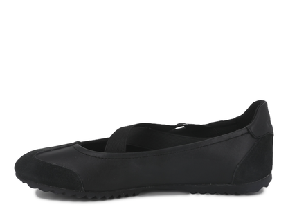 94645-008-M | RACER BALLERINA LEATHER | BLACK