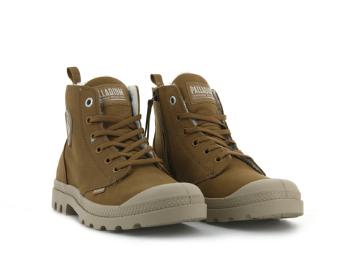 95982-252-M | PAMPA HI ZIP WL | DEAR BROWN - PALLADIUM EU - 6