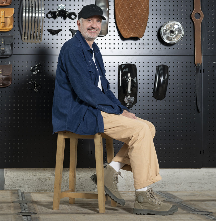 英国製 ALMA HOME スウェード スツール スツール・オットマン