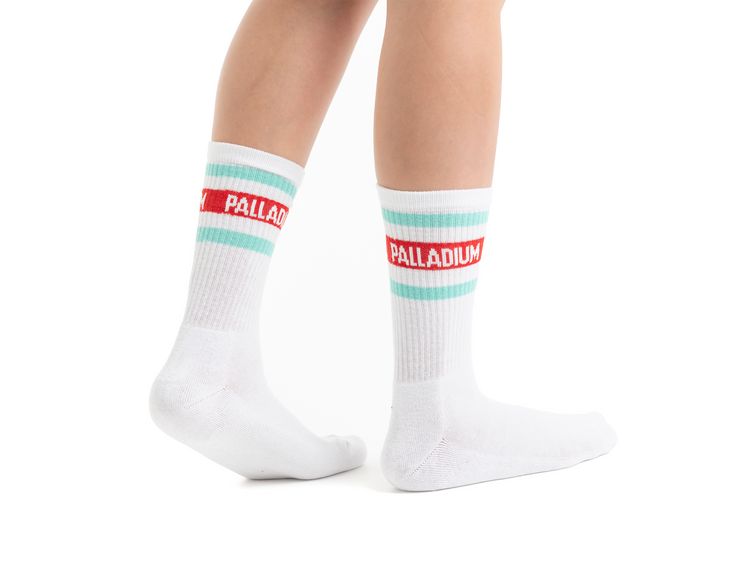 SX7381-001 | MID HEIGHT STR SOCKS | AQUA SKY