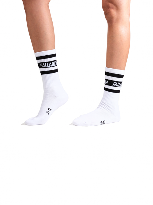 SX7381-100 | MID HEIGHT STR SOCKS | WHITE - PALLADIUM EU - 3