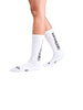 SX7385-100 | JACQUARD MID SOCKS 2 | WHITE