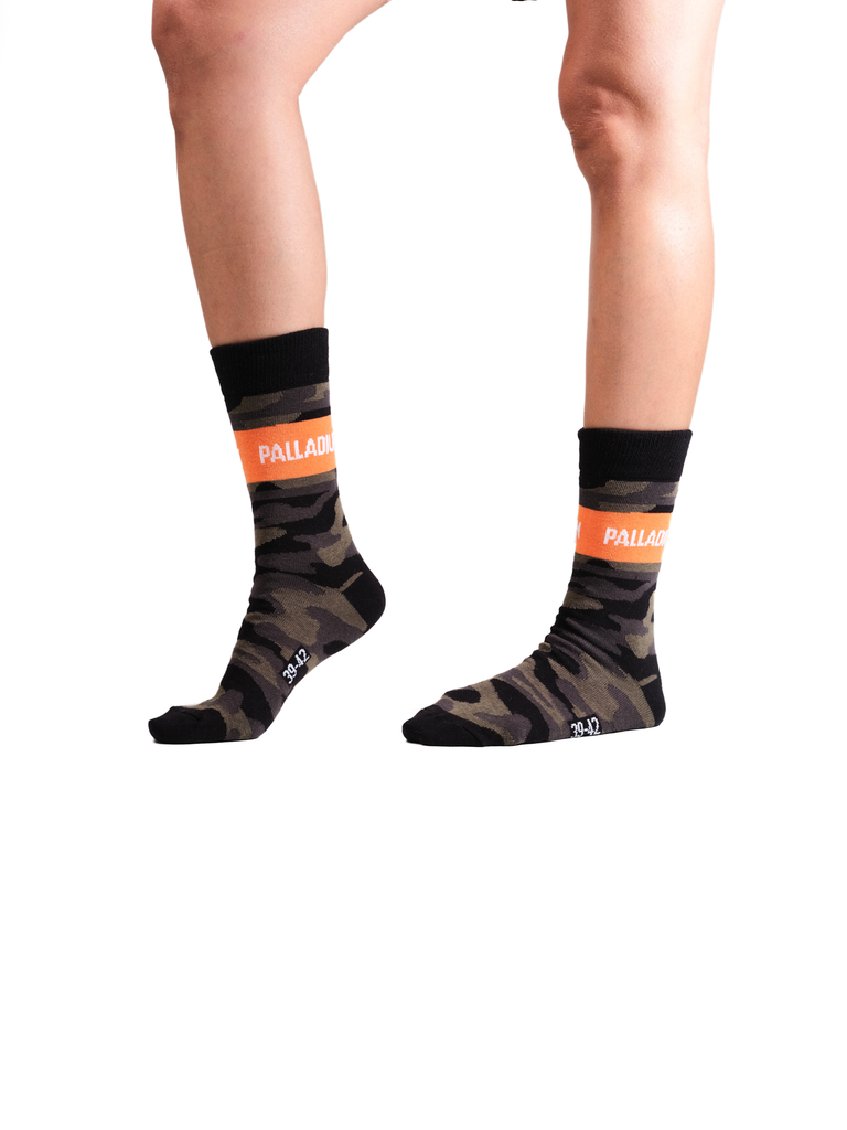 SX7389-185 | CAMO MID SOCKS | CAMOUFLAGE