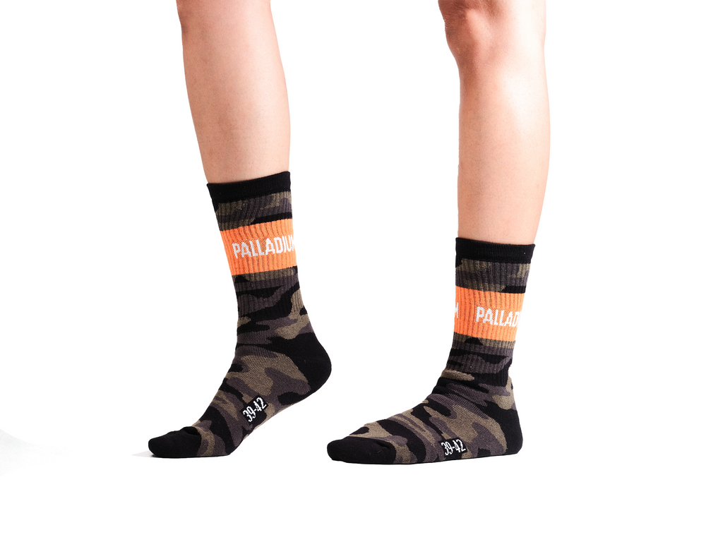 SX7412-311 | CAMO MID SOCKS 02 | GREEN