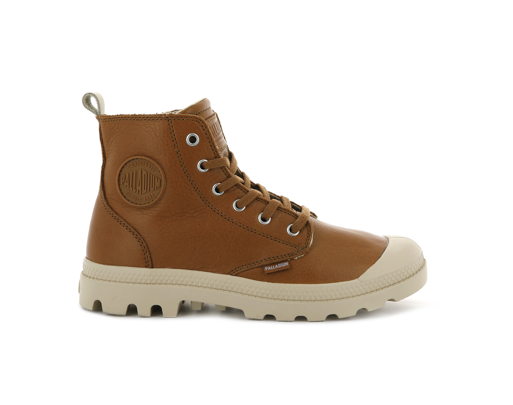 76695-223-M | PAMPA HI ZIP LEATHER | APRICOT